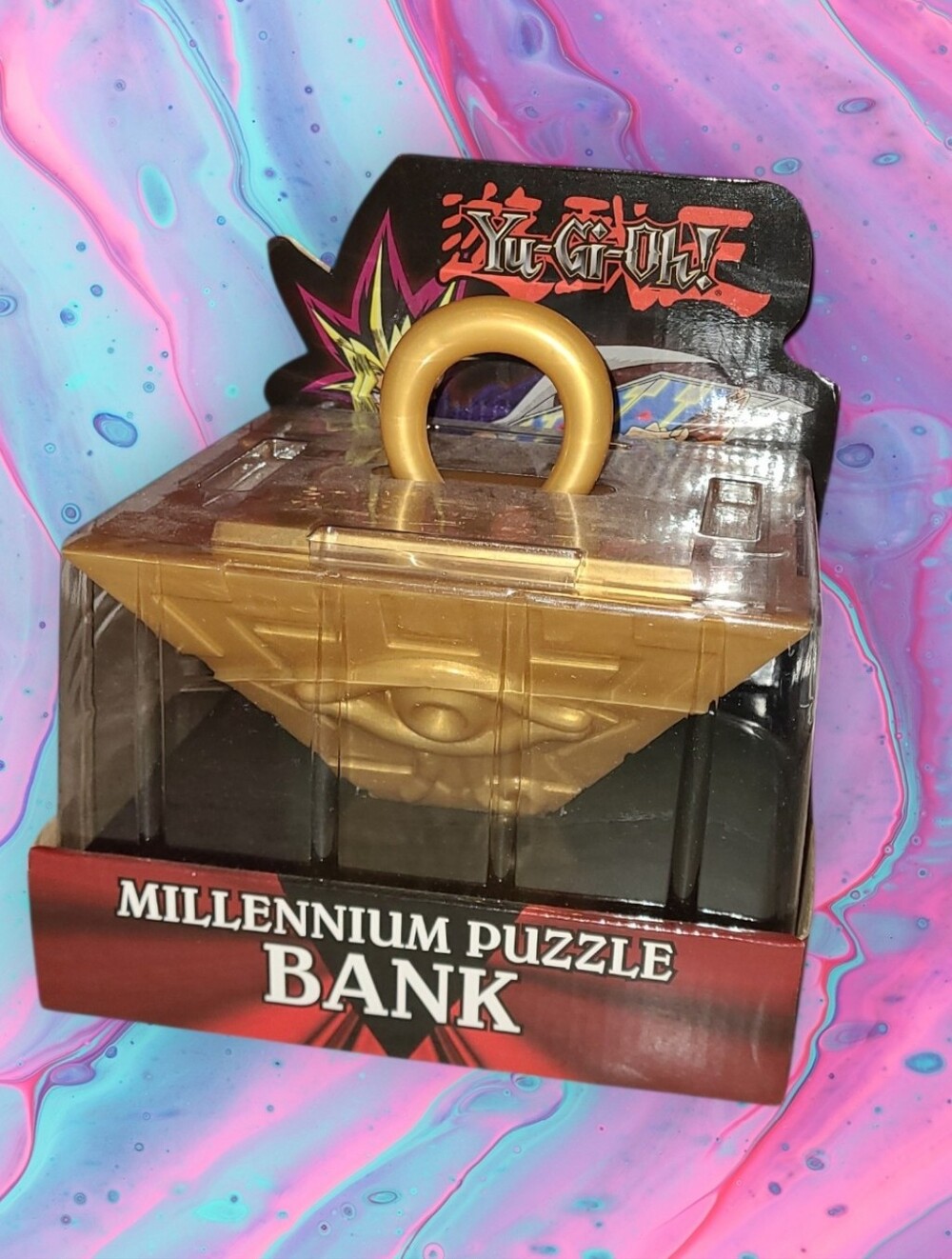 Yugioh millennium puzzle bank (new in box)